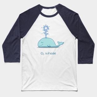 O, Whale Baseball T-Shirt